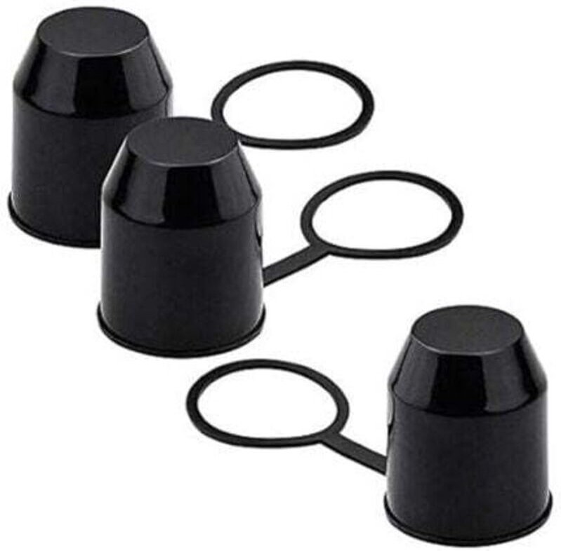 AIMOONSA 3-teilige Anhängerkupplungs-Kugelabdeckung, 50 mm Anhängerkupplungs-Kugelabdeckung für LKW, Sattelauflieger, Au...