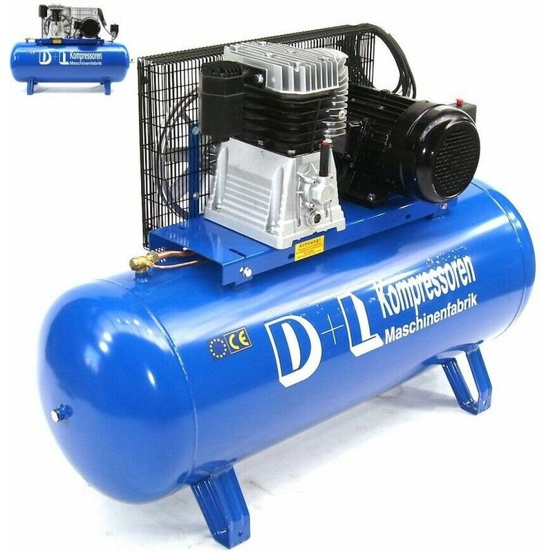 Thumbnail - Werkstattkompressor 880 l/min 7,5PS Druckluft Kompressor 400V 500L Liter Kessel