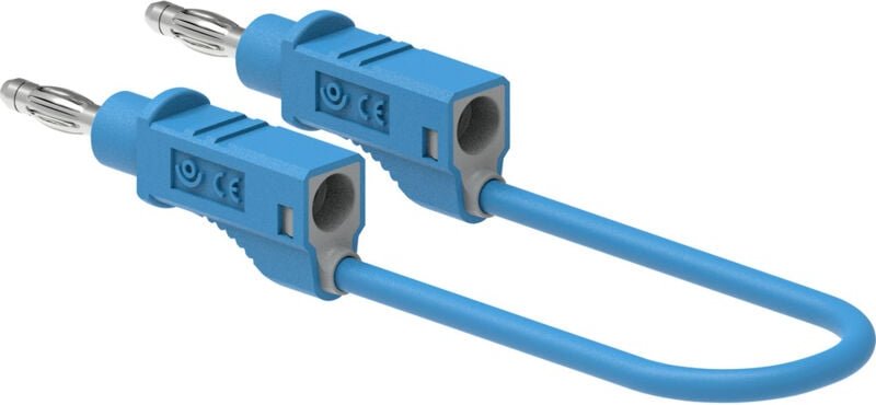 Electro Pjp - 2112-CD1-50BL Messleitung Steckanschluss 4 mm 50 cm Blau 1 St.