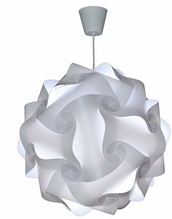 Ulisem - diy Pendelleuchte - Schlafzimmer Kronleuchter Steckerfertig Decken Hängender Lampenschirm für Wohnzimmer Deko, ...