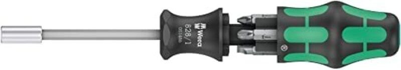 Kraftform Kompakt 27 Kompaktwerkzeug, Bit-Handhalter, Metrisch und Zöllig, Version: Set 2, 7-teilig - Wera