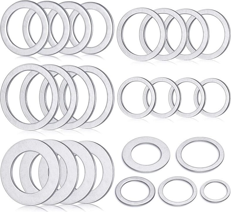 Tlily - 20-Teiliges SäGeblattbuchsen-Set, SäGeblatt-Adapterring, SäGeblatt-DistanzstüCk, für SäGeblatt, Marmorblatt-Inne...