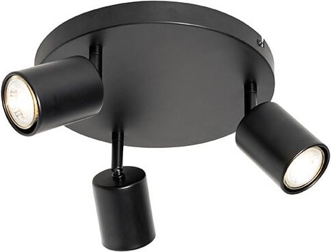 Moderne Deckenlampe schwarz verstellbar rund 3 Lichter - Java