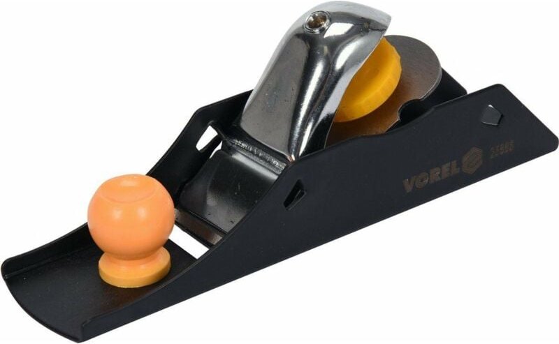 VOREL 25886, Handhobel de, 200 mm, Stahl, zum Glätten und Richten von Holz, ergonomisches Design, 1 St.