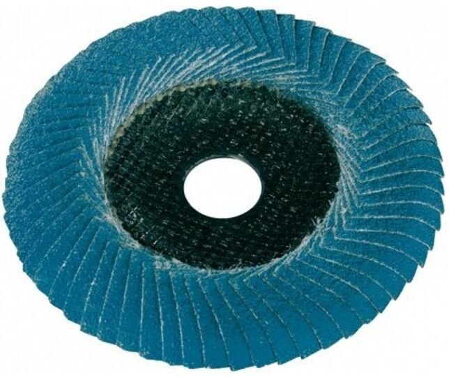 Lamellenschleifteller 125 mm p 80 zk, Convex