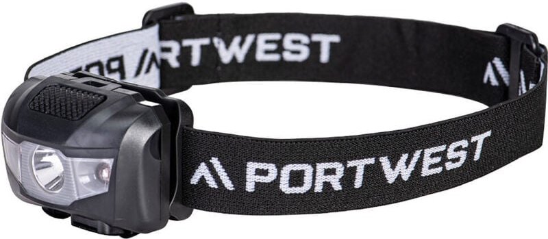 Wiederaufladbare USB-Stirnlampe Schwarz