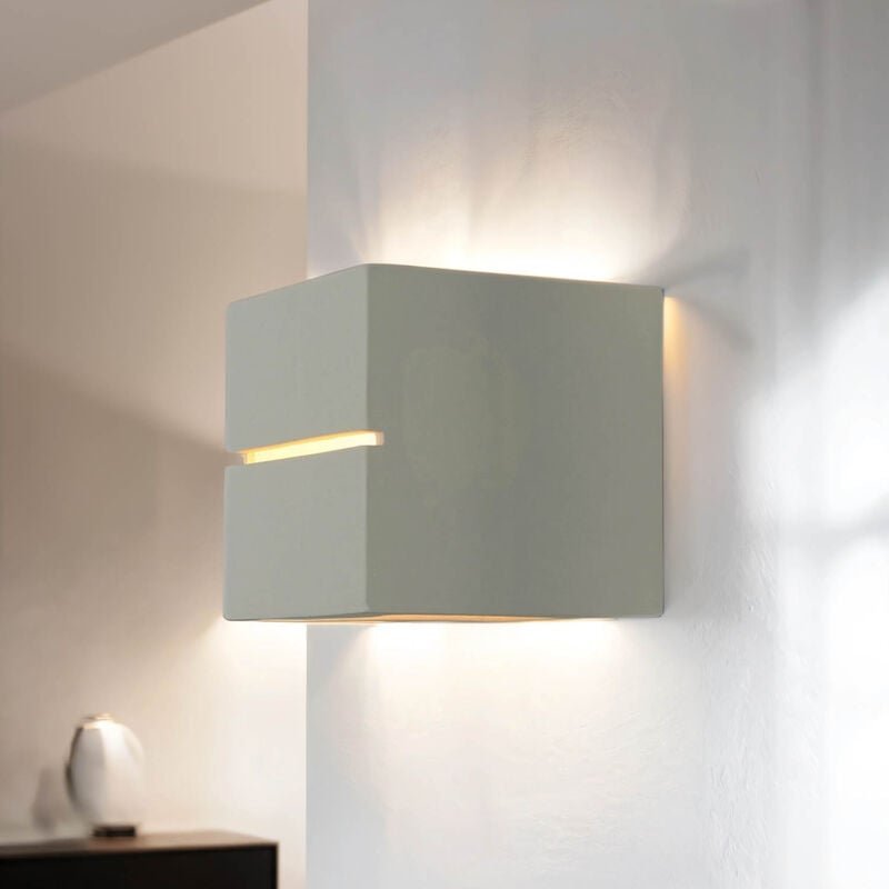 Wandlampe Weiß Würfel