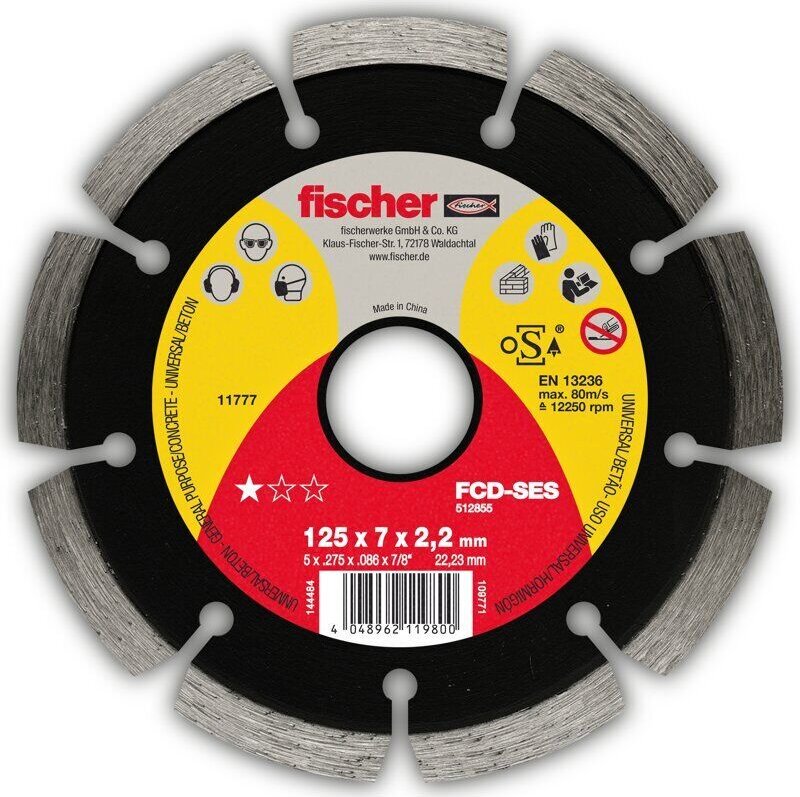 EDM - Fischer Diamanttrennscheibe ses 2,0/115 geteilt