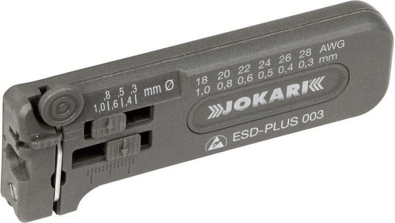 Jokari 40029 ESD-PLUS 003 ESD Drahtabisolierer Geeignet für PVC-Drähte 0.30 bis 1.00 mm