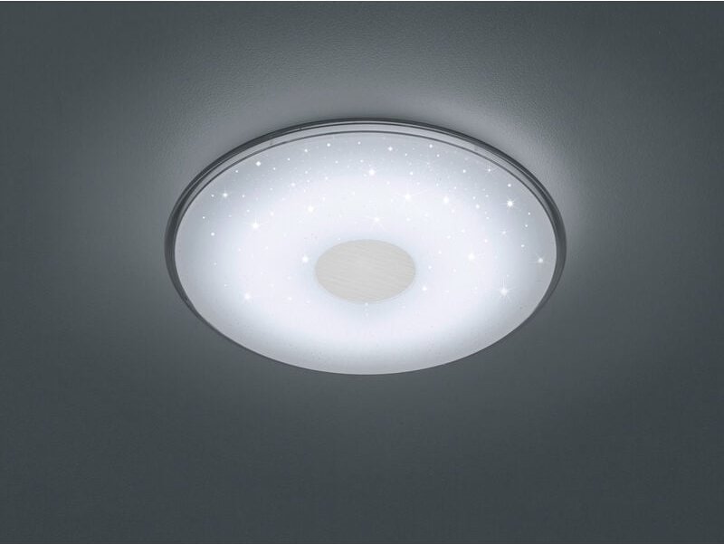 Defibrico - led Deckenleuchte shogun, Fernbedienung, dimmbar, Sternlichteffekt, ø 42cm