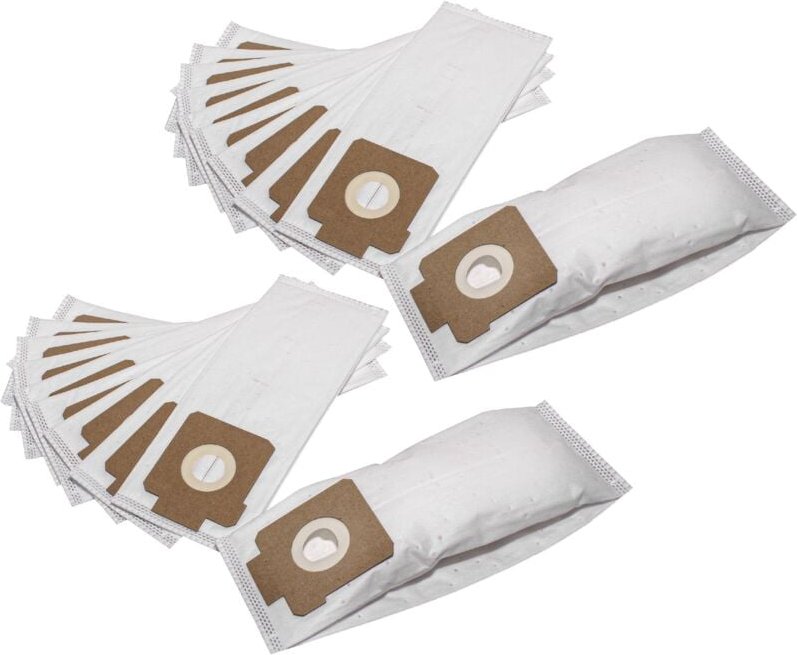 20x Staubsaugerbeutel Ersatz für Swirl e 60 für Staubsauger - Mikrovlies, 17, 28cm x 11cm, Weiß - Vhbw