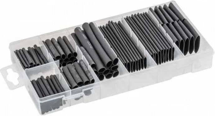 Satz Schrumpfschläuche Yato schwarz 127 Stück