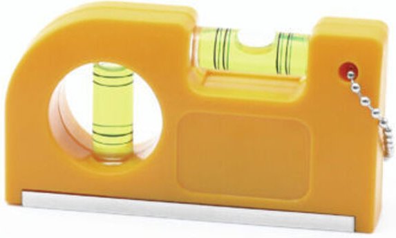 Magnetische Taschenwasserwaage, 1 Stück, gelb, Messwerkzeug, Wasserwaage, Mini, tragbar, magnetisch