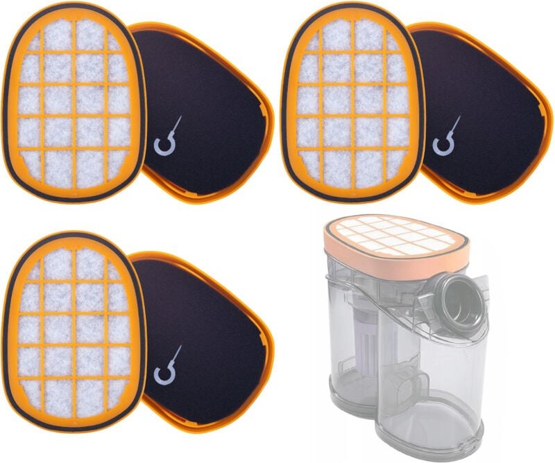 Thumbnail - Set mit 3 Filtern für Philips SpeedPro MAX, SpeedPro MAX AQUA Staubsauger
