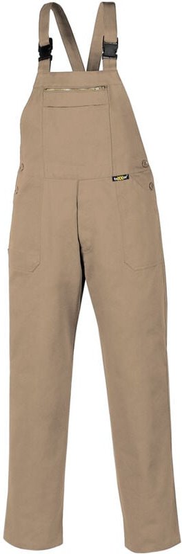 teXXor® Latzhose khaki, BW 290g/m², 100% Baumwolle 803052 Gr.52