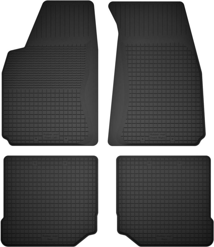 Gummifußmatten, 4er-Set, universell passend für: Audi 80 B3 Limousine (1986-1991)