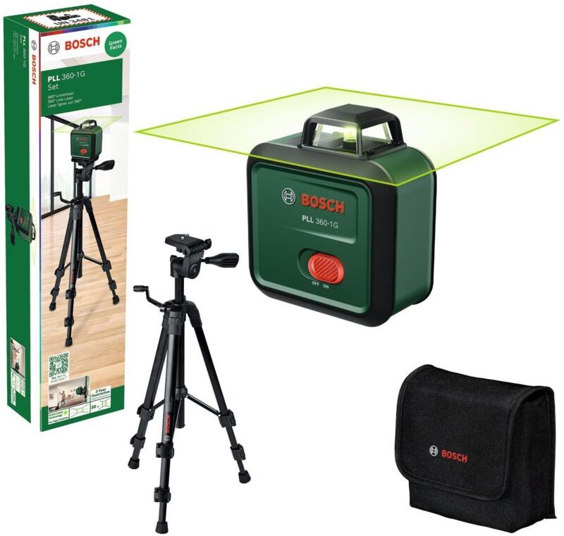 Laser Niveau Bosch grün 30 Meter selbstnivellierend kompakt