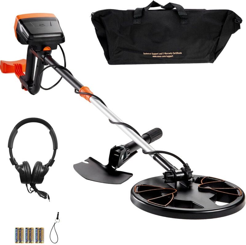 Mophorn - Metalldetektor für Erwachsene und Kinder, 8-Zoll-wasserdichte Suchspule, einstellbarer 38–49-Zoll-Golddetektor...