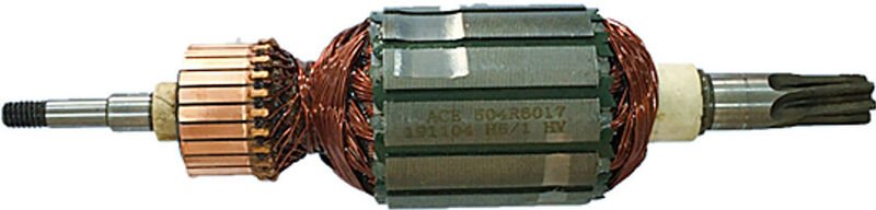 Thumbnail - Trade-shop - Anker / Rotor / Motor Ersatzteil / Läufer / Kollektor für Makita HR4001C HR4010C HR4011C ersetzt 513633-7 /...