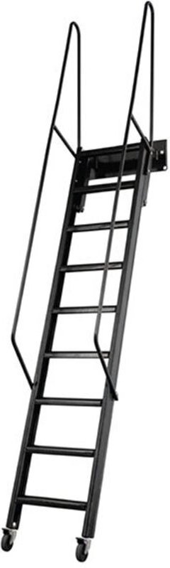 Echelle Direct - Müllertreppe Schwarz - zu erreichende Höhe 1,75cm - SOPALCO/N175