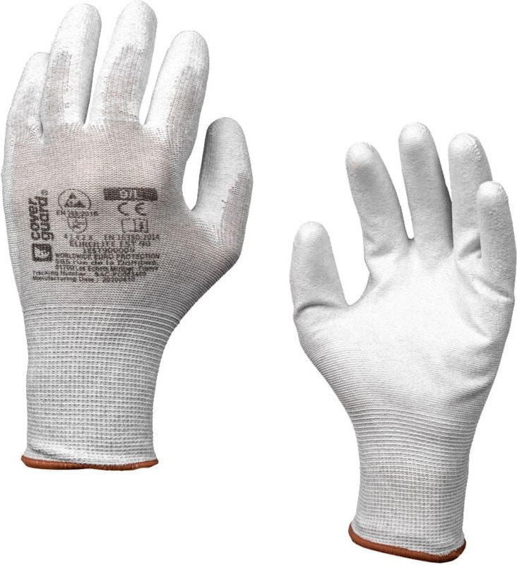 Eurolite Est90 antistatische Arbeitshandschuhe - - Grau - Coverguard