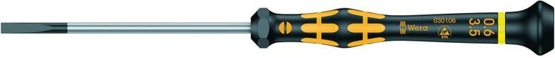 Elektronik- Schraubendreher esd Schlitz 3,5x0,6x80mm Wera