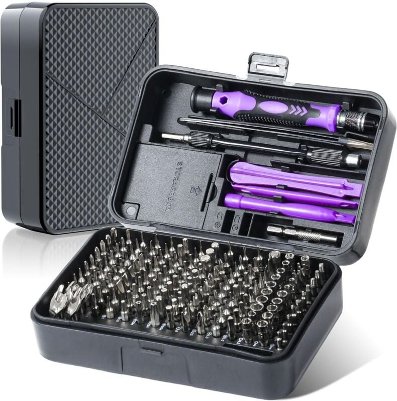 Präzisions-Schraubendreher-Set, 170-in-1-Magnet-Schraubendreher-Set, professionelles Reparaturwerkzeug für iPhone, Mac, ...