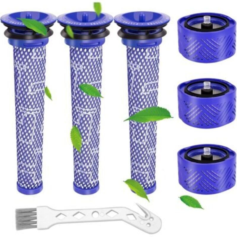 Thumbnail - Filter für Dyson, Ersatz-Staubsaugerfilter für Dyson V6, V6 Motorhead, V6 Absolute und V6 Animal, 3 Nach-HEPA-Filter und...