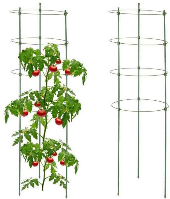 Set of 2 round green trellis 91 cm