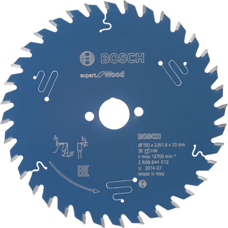 Kreissägeblatt Expert for Wood, 150 x 20 x 2,6 mm, 36 - Bosch