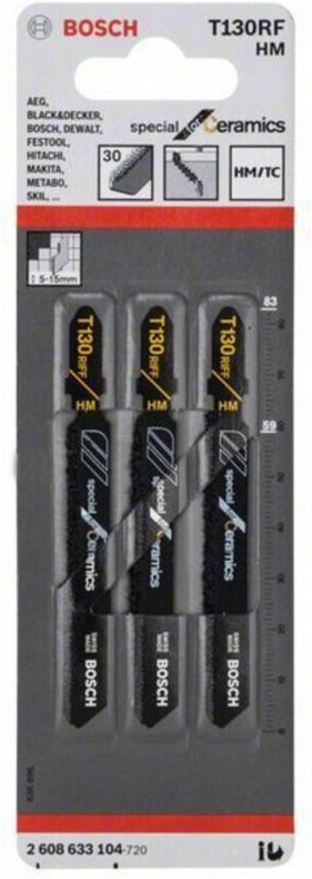 Thumbnail - Pro T130RF Stichsägeblatt,83mm,3St - 2608633104 - Bosch