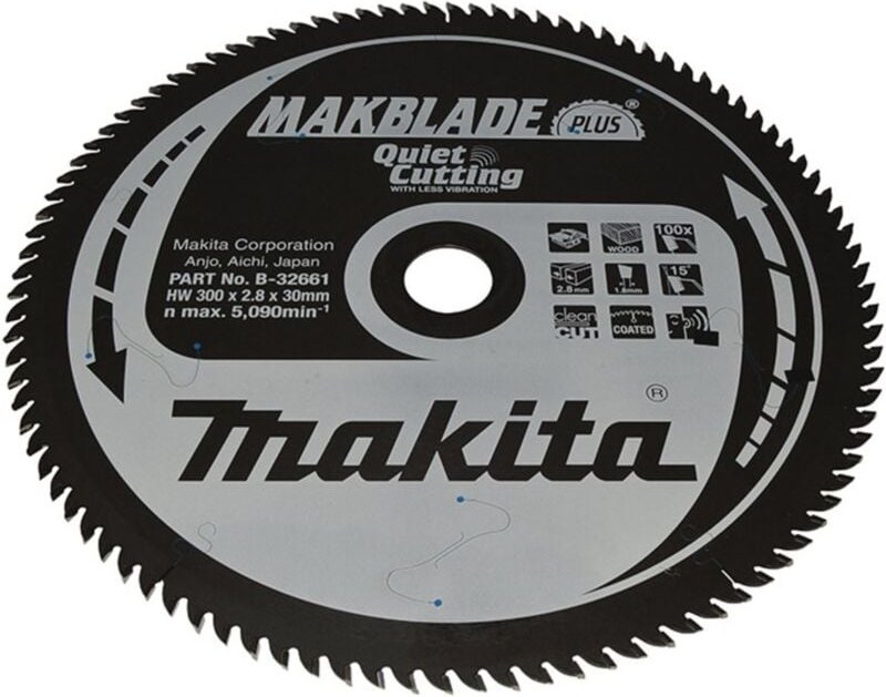 Thumbnail - Sägeblatt makblade+ 300x30x100Z - Makita