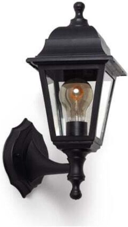 Wandleuchte Aussen Mini Villa Schwarz Schwarz