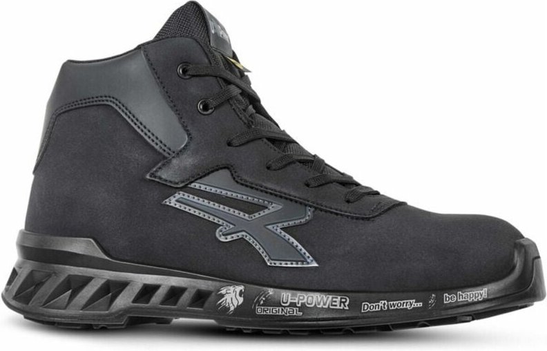 U-power - Sicherheitsstiefel parker Gr.42 W.11 schwarz S3S ci fo sr esd en iso 20345:2022