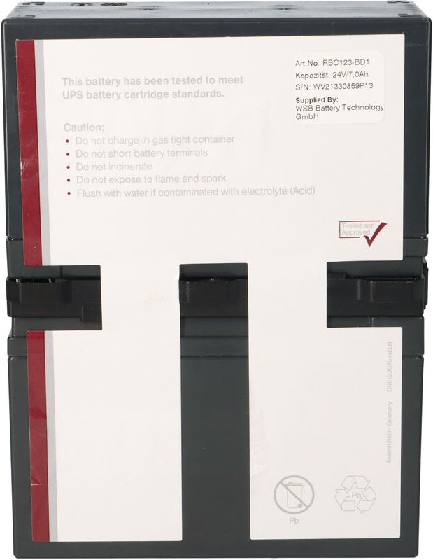 Verschiedene - Akku für apc Smart ups 750 & apc Back ups Pro 900 APCRBC123