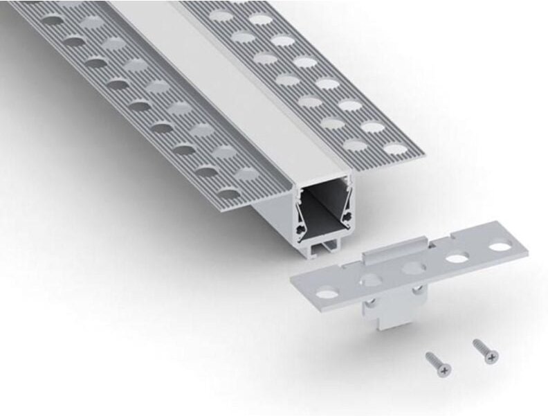 Endkappe für Gipskartonprofil RSL15 us, ohne Kabelloch - 1 Stück