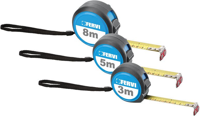 Magnetbandmass mit Bremse 3m Fervi f683