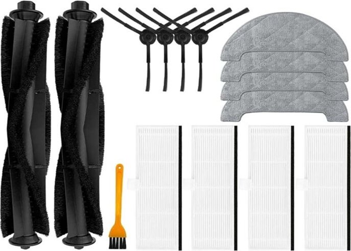 Hauptseitenbürste Hepa-Filter Wischlappen für Roboterstaubsauger