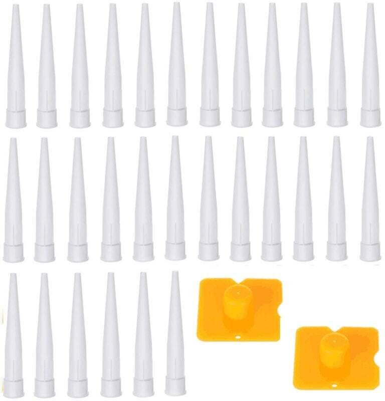 32-teiliges Set mit Versiegelungswerkzeugen – Ersatzdüsen – Werkzeuge für Küche und Bad