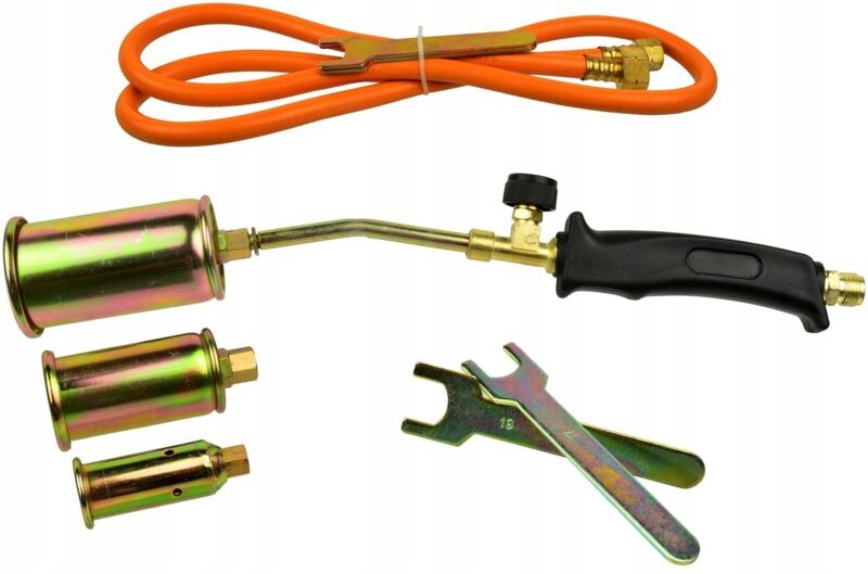 GEKO Dachdecker-Gasbrenner mit 3 Düsen 25-35-50mm G20015