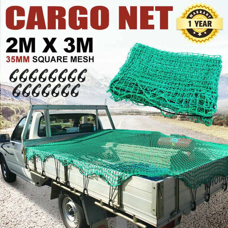 Anhängernetz, Gepäcknetz, zur Ladungssicherung, 2 x 3 m, Containernetz, Sicherheitsnetz