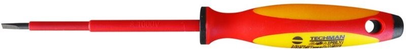 Isolierter Elektriker-Schlitzschraubendreher 1000 V 3,5 x 0,6 mm TECHMAN