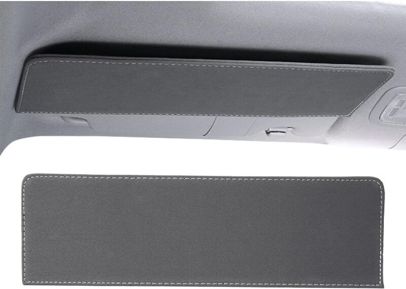 Sonnenblendenverlängerung für Autos, Sonnenschutzblende aus Leder, Blendschutz für den Innenraum, verstellbare Sonnenble...