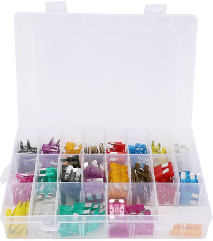 Sicherungssatz für mittelgroße und kleine Fahrzeuge, 220-teilig, 2-35A flinke Sicherungen für das Sicherungsfach