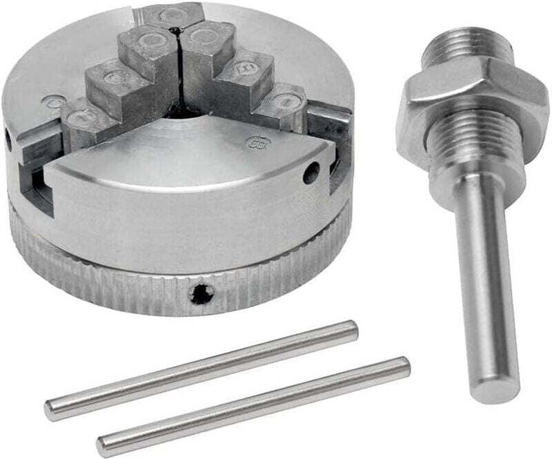 Dreibackenfutter-Mini-Drehmaschine Zinklegierung Dreibackenfutter M12 1 Hand-Elektro-Bohrfutter Pleuel Elektrowerkzeug