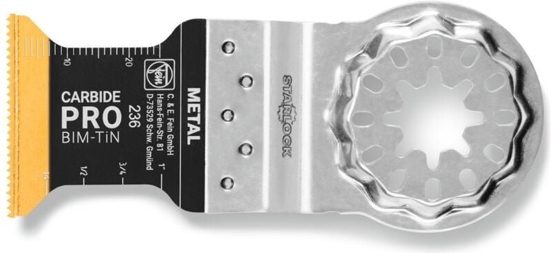 Fein - E-Cut Sägebl. Carbide Pro 45x32mm ve à 5 Stück Starlock