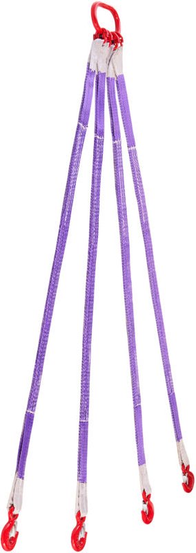 Mophorn Gehänge mit 4 Strängen, Polyester-Hebeschlinge mit Haken, 3000 kg Tragfähigkeit, 1,5 m langer robuster Hebegurt,...