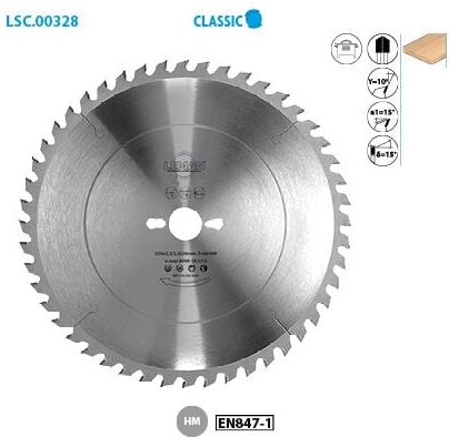 Holzformatkreissägeblatt Classic ø 250 Bohrung 30 St. 3,2/2,2mm Anz. 48