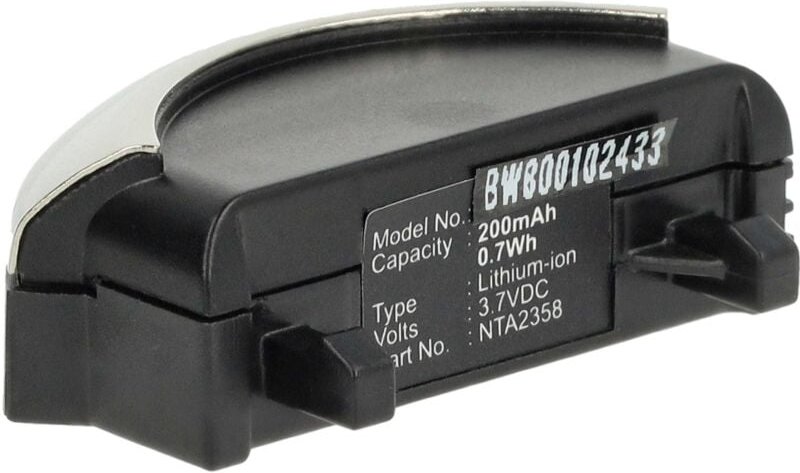 Vhbw - Akku kompatibel mit Bose QC-3, QC3, QuietComfort 3 Wireless Headset Kopfhörer (200 mAh, 3,7 v, Li-Ion)