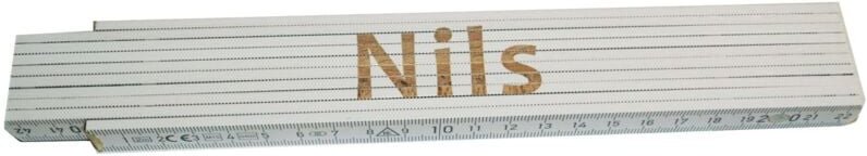 Zollstock Nils 2 m weiß Zollstock